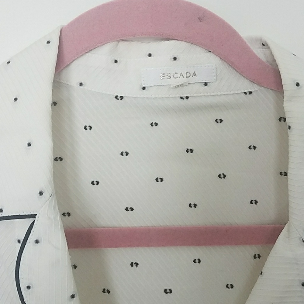 Escada Polka Dot Button Down - image 2